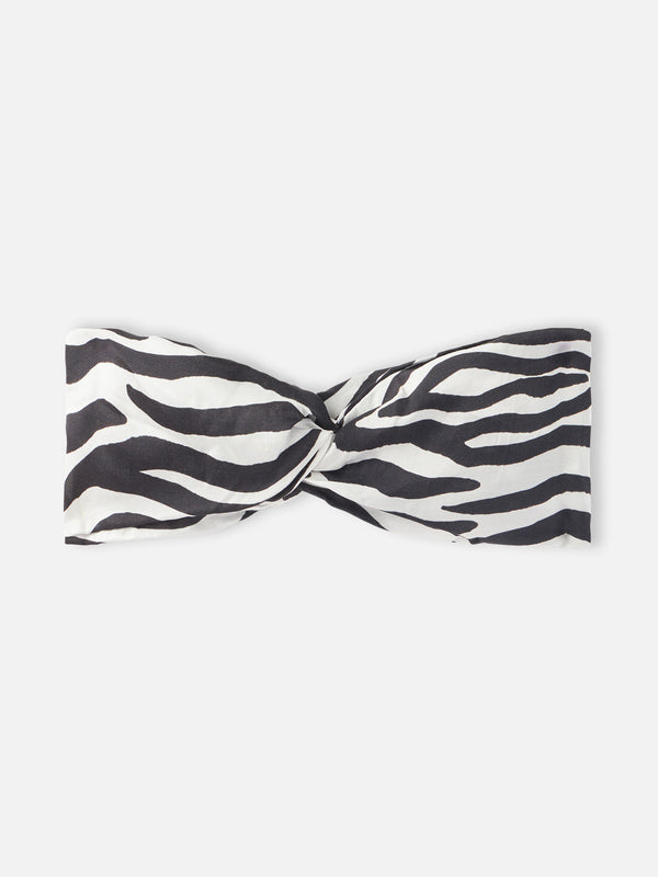 Woman zebra hairband