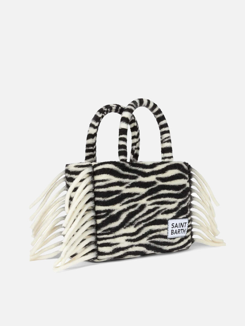 Colette blanket handbag with animalier print