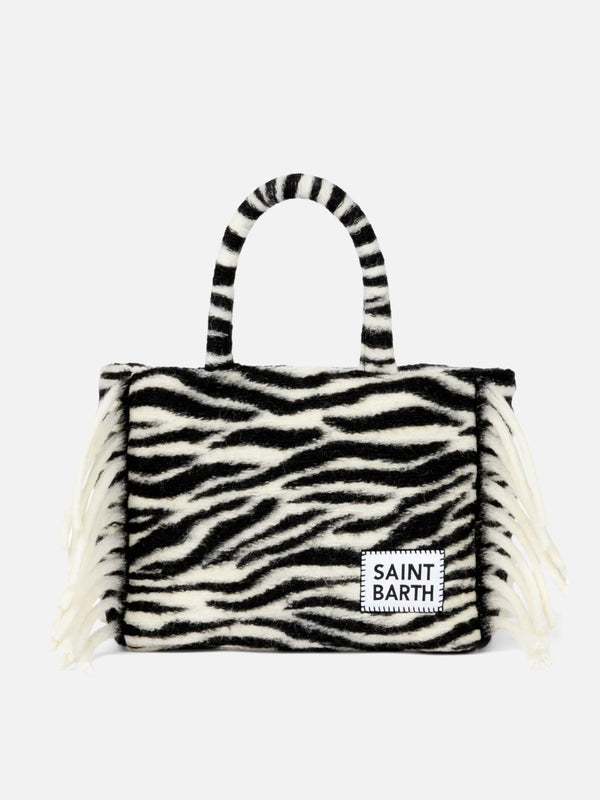 Colette blanket handbag with animalier print