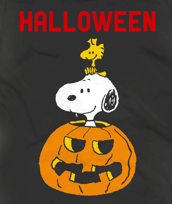 T-shirt da uomo in cotone pesante con stampa Halloween | SNOOPY - EDIZIONE SPECIALE PEANUTS™