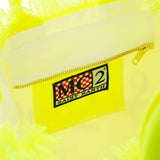 Colette fluo yellow cotton canvas bag