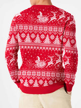 Man sweater with I believe in Santa lettering
