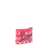 Aline wooly pochette with Santa Claus print