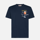 Herren-T-Shirt aus Baumwolle mit Aperol Spritz-Stickerei | APEROL SONDEREDITION