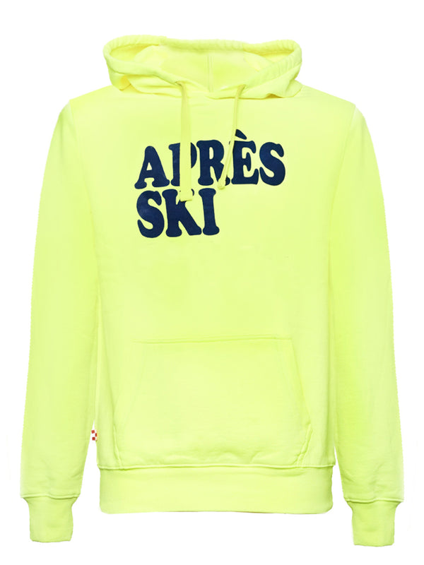 Après Ski fluo yellow hoodie