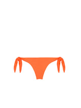 Bikini a fascia drappeggiato arancione