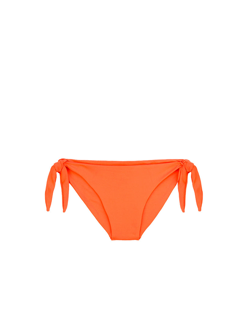 Woman orange swim briefs