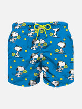 Boy light fabric swim shorts with Snoopy Padel print | SNOOPY - PEANUTS™ SPECIAL EDITION