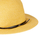 Mustard yellow chapeaux hat