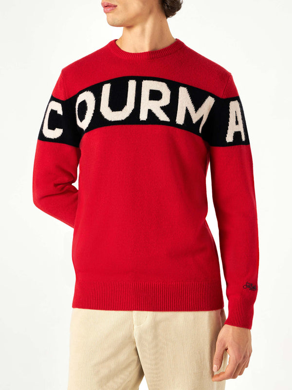 Man sweater with Courma writing