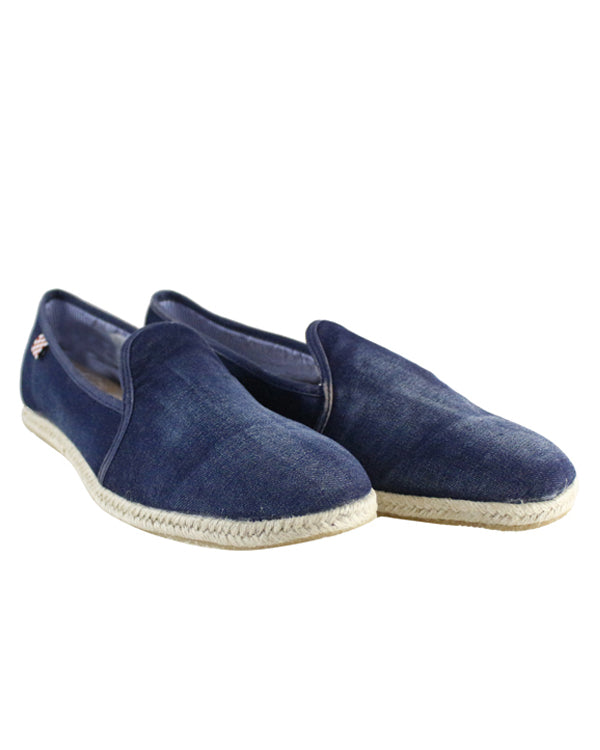 Blaue Denim-Canvas-Schuhe für Herren