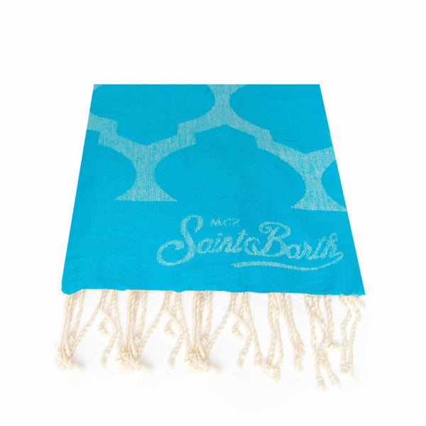 Damask pattern  jacquard beach towel