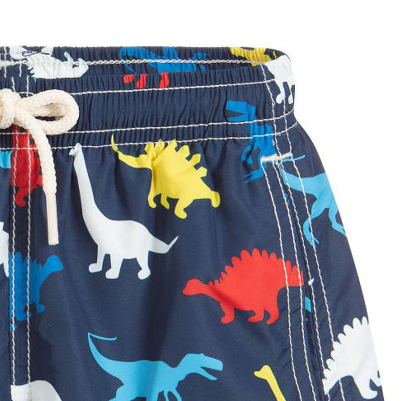 Boy swim shorts with dinosaurs print