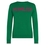 Woman sweater with Permalosa lettering