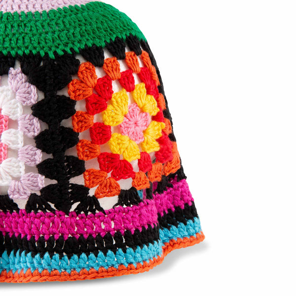 Crochet woman cloche