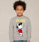 Maglia da bambino grigia Snoopy Cool - Special Edition