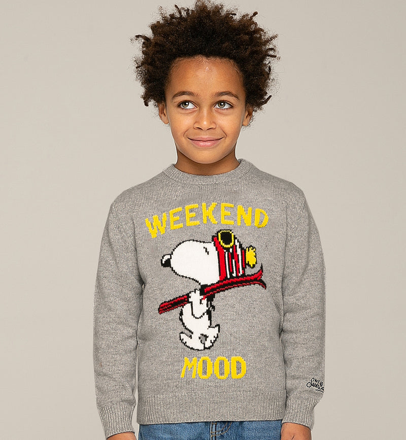 Snoopy Weekend Mood print kid sweater | Peanuts™ Special Edition