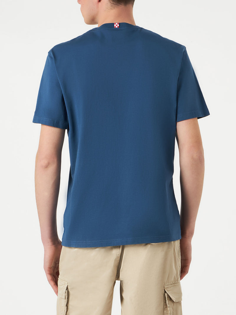 Herren-T-Shirt aus Baumwolle mit Zitronen-Aufdruck
