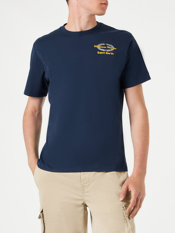 Herren-T-Shirt aus Baumwolle mit Magnum Marine-Aufdruck | MAGNUM MARINE SONDEREDITION