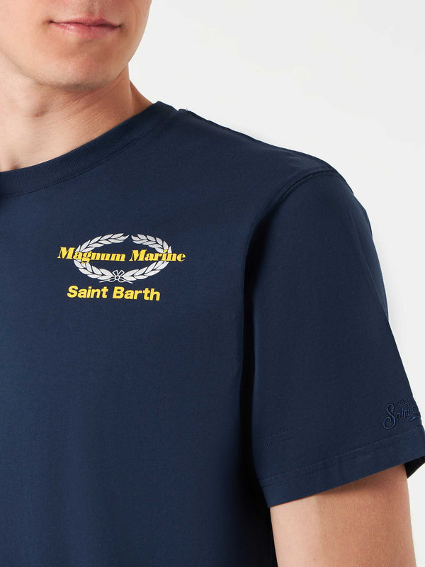 Herren-T-Shirt aus Baumwolle mit Magnum Marine-Aufdruck | MAGNUM MARINE SONDEREDITION