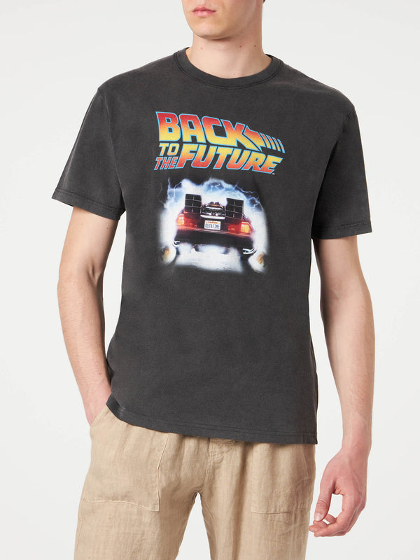 Herren-T-Shirt aus Baumwolle mit „Zurück in die Zukunft“-Aufdruck auf der Vorderseite | ZURÜCK ZUR ZUKUNFT SONDERAUSGABE