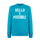 Man sweater with Bello e Possibile print