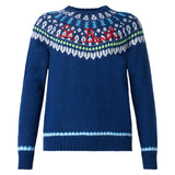 Man brushed sweater with icelandic jacquard
