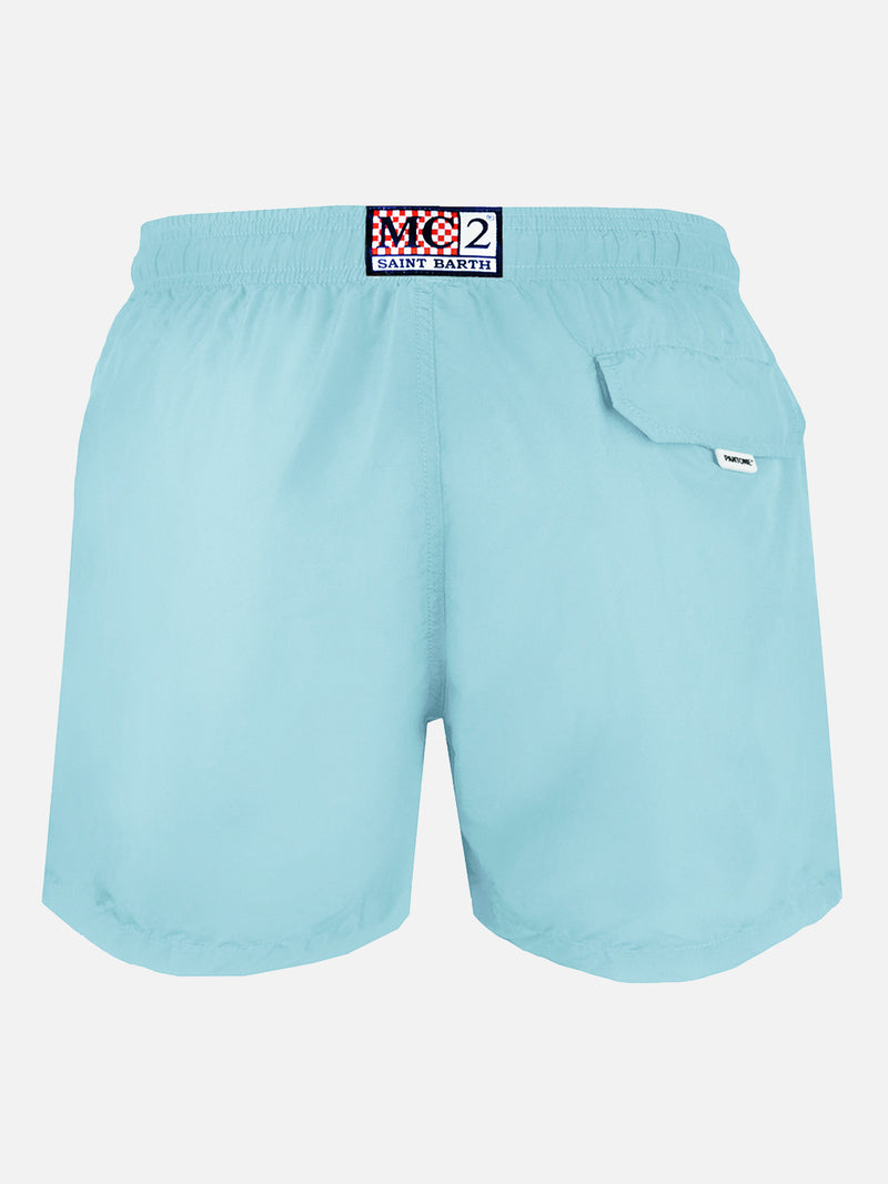 Man light blue swim shorts | PANTONE™ SPECIAL EDITION – MC2 Saint Barth