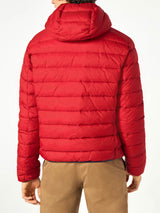 Man double face red  down jacket