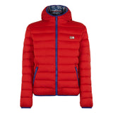 Man double face red  down jacket