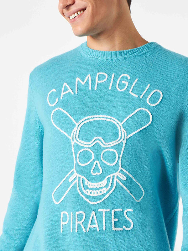 Man sweater with Campiglio Pirates embroidery