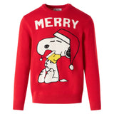 Man red sweater with Snoopy print | SNOOPY - PEANUTS™ SPECIAL EDITION