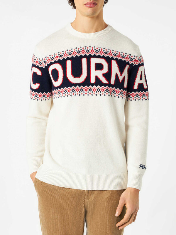 Man sweater with Courma lettering
