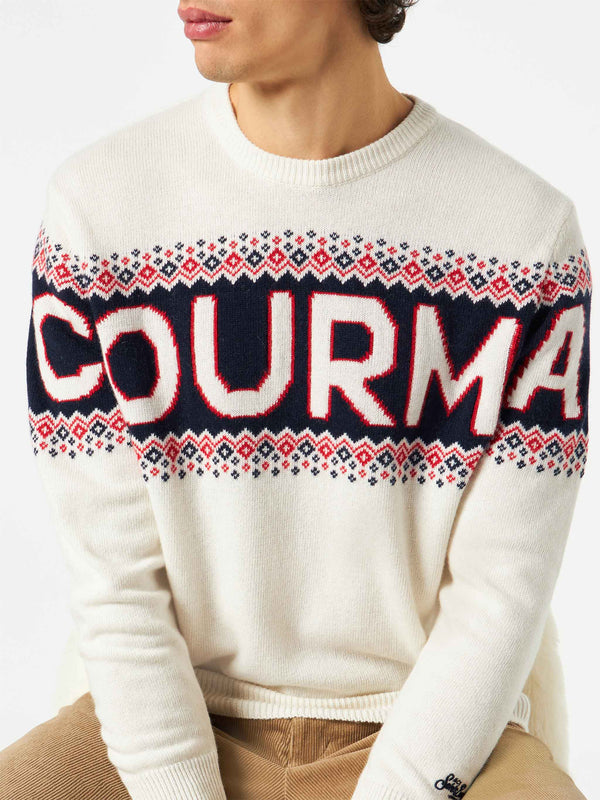 Man sweater with Courma lettering