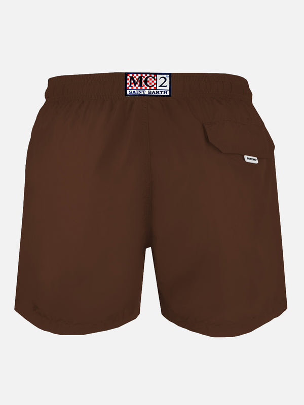 Man brown swim shorts | PANTONE™ SPECIAL EDITION