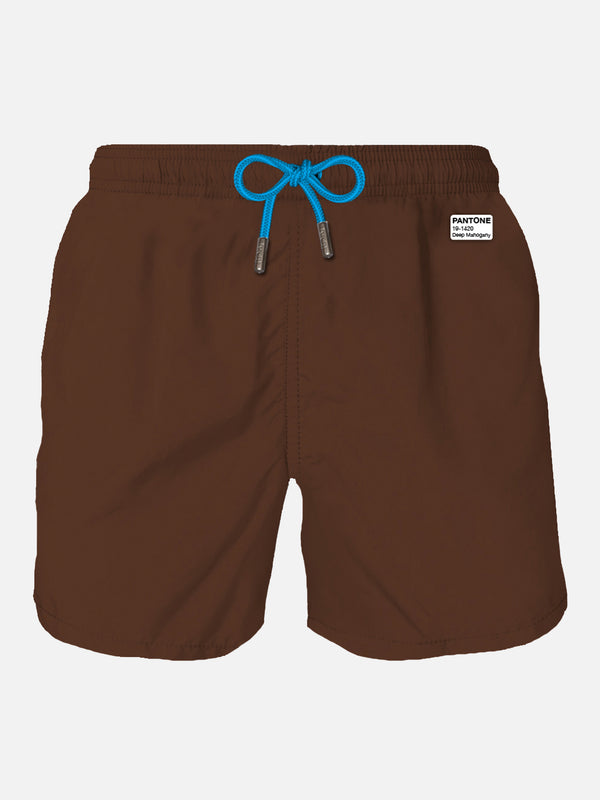 Man brown swim shorts | PANTONE™ SPECIAL EDITION