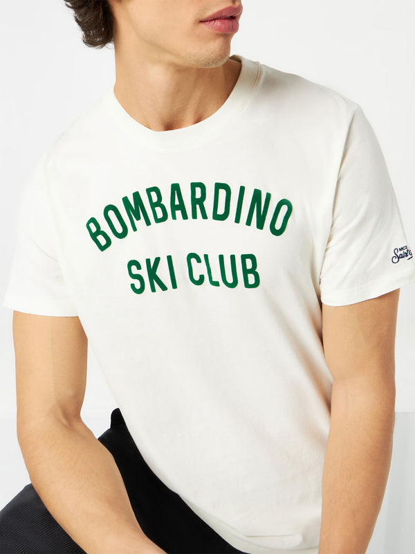 T-shirt da uomo con stampa Bombardino Ski Club