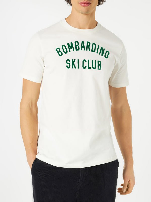 T-shirt da uomo con stampa Bombardino Ski Club