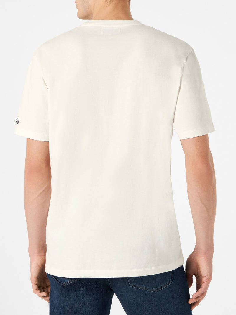 Herren-T-Shirt mit Cortina-Schriftzug