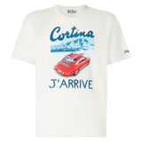 Man t-shirt with Cortina lettering