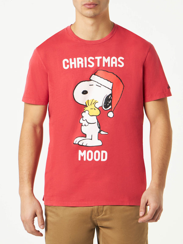 T-shirt da uomo in cotone pesante con stampa Snoopy | Edizione speciale Peanuts™
