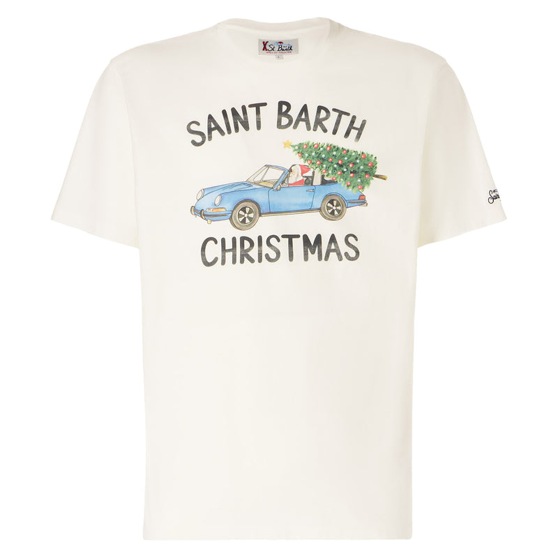 Man t-shirt with Santa Claus print