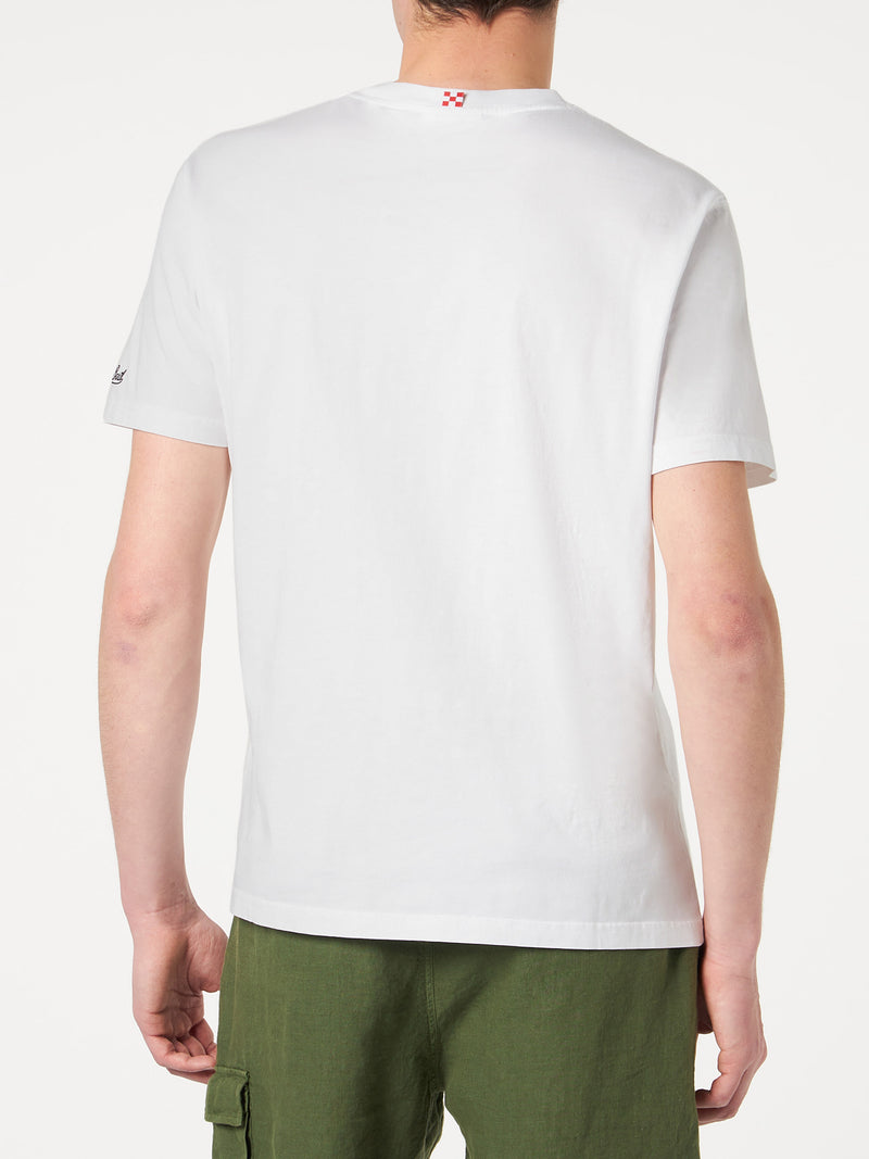 Herren-T-Shirt aus Baumwolle mit „Bad Boy in Milano“-Aufdruck