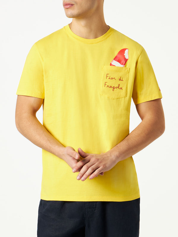Fior di Fragola Baumwoll-T-Shirt mit Stickerei| ALGIDA® SONDEREDITION