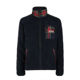 Sherpa jacket with pocket and St. Barth embroidery