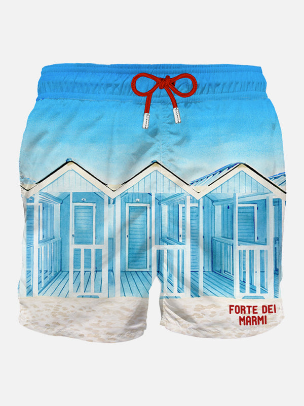 Man swim shorts with Forte dei Marmi embroidery