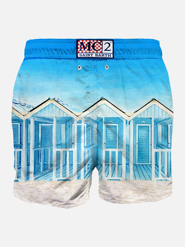 Man swim shorts with Forte dei Marmi embroidery