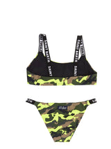 Camouflage print girl bikini
