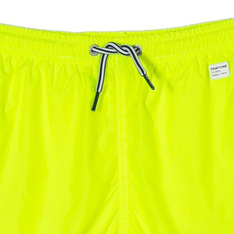 Fluo yellow light fabric boy swim shorts | Pantone™ Special Edition