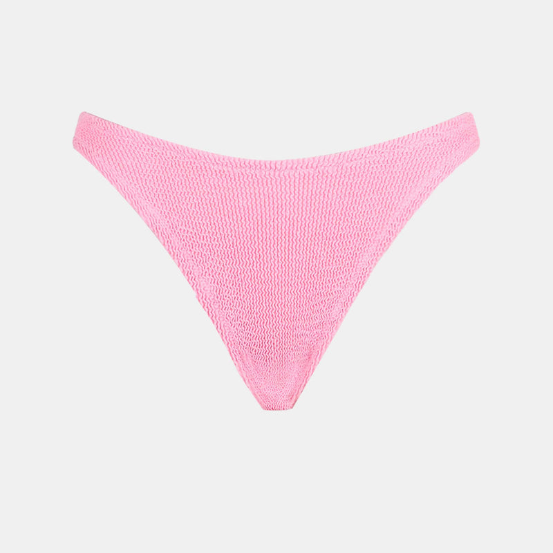 Pink crinkle swim briefs